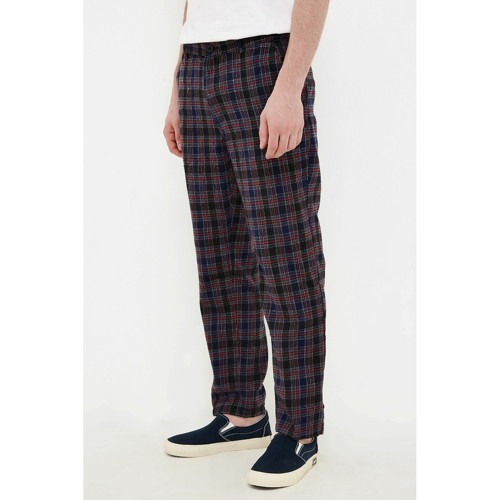

Erigo Checked Pants Blade Navy