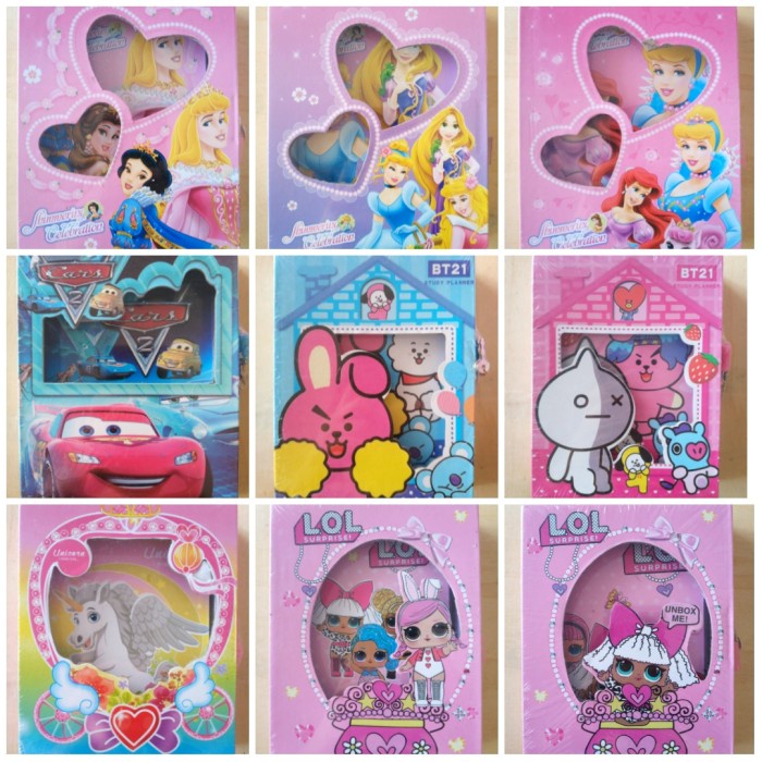 

[RESTOCK] Diary Kunci Buku Harian Jurnal Anak Diari Gembok Kunci Unicorn Little - Princess