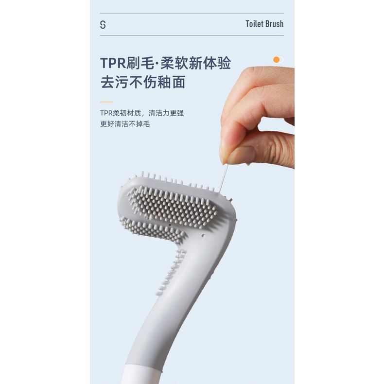 SIKAT WC SILIKON SIKAT PEMBERSIH WC SILIKON SIKAT FLEKSIBEL SIKAT PEMBERSIH TOILET BRUSH SILICON