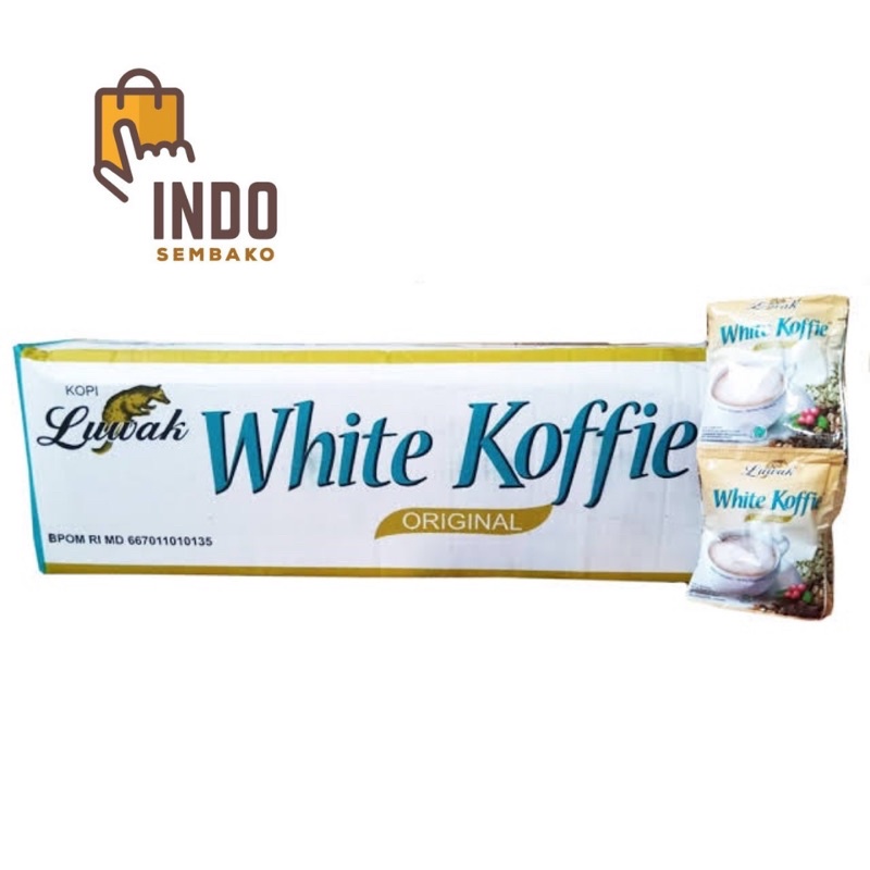 luwak white coffee isi 200 sachet dus / Kopi Luwak dus / Kopi Luwak rencengan sachet