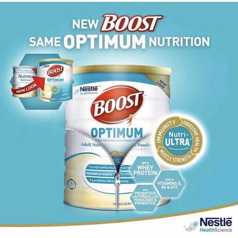 Boost optimum 400 gram &amp; 800 gram ( susu nutrisi lengkap dewasa )