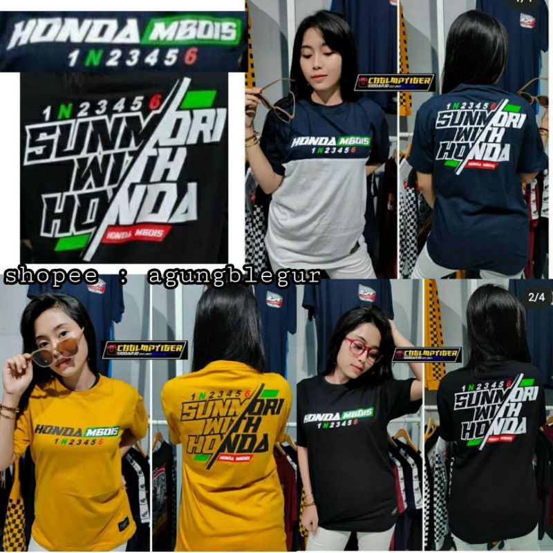 kaos racing / kaos sunmori / kaos pria / kaos distro premium / kaos honda gank / kaos cb gl mp tiger
