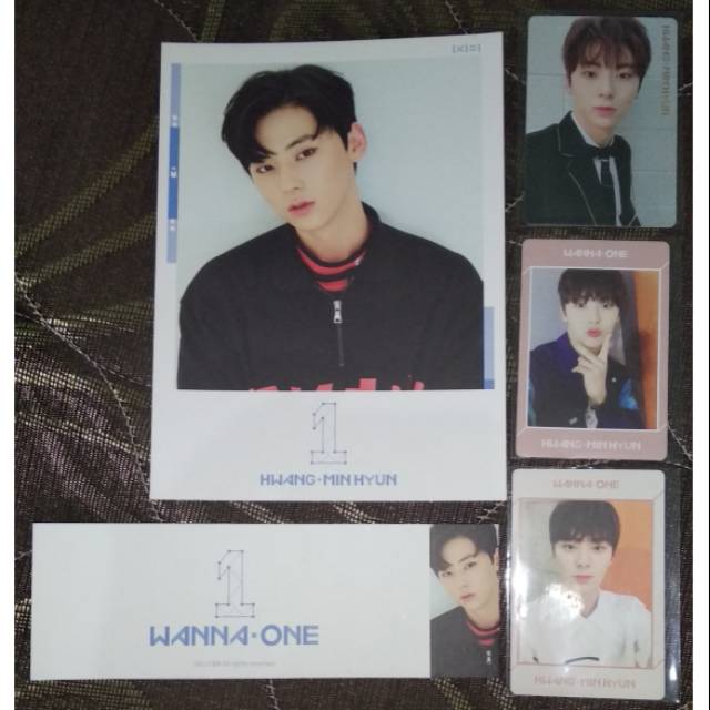 Wanna one hwang minhyun photocard undivided , to be one ccs , i promise u