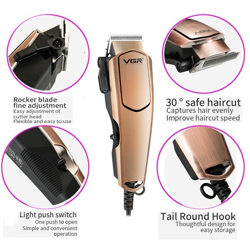 VGR Alat Cukur Rambut V-131 Elektrik Hair clipper