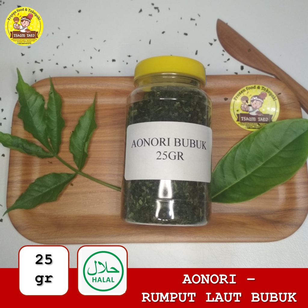 

PROMO AONORI 25 gram | Ao Nori Bubuk | Taburan Takoyaki |