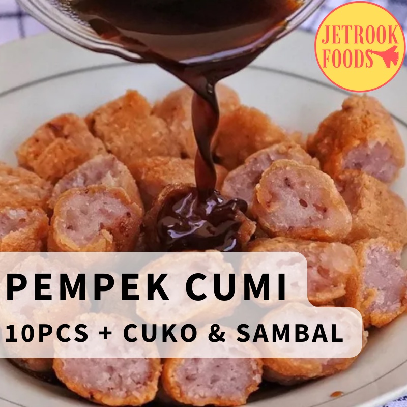 

Pempek Cumi Lenjer 10pcs Halal - Termasuk Cuko dan Sambal Nikmat