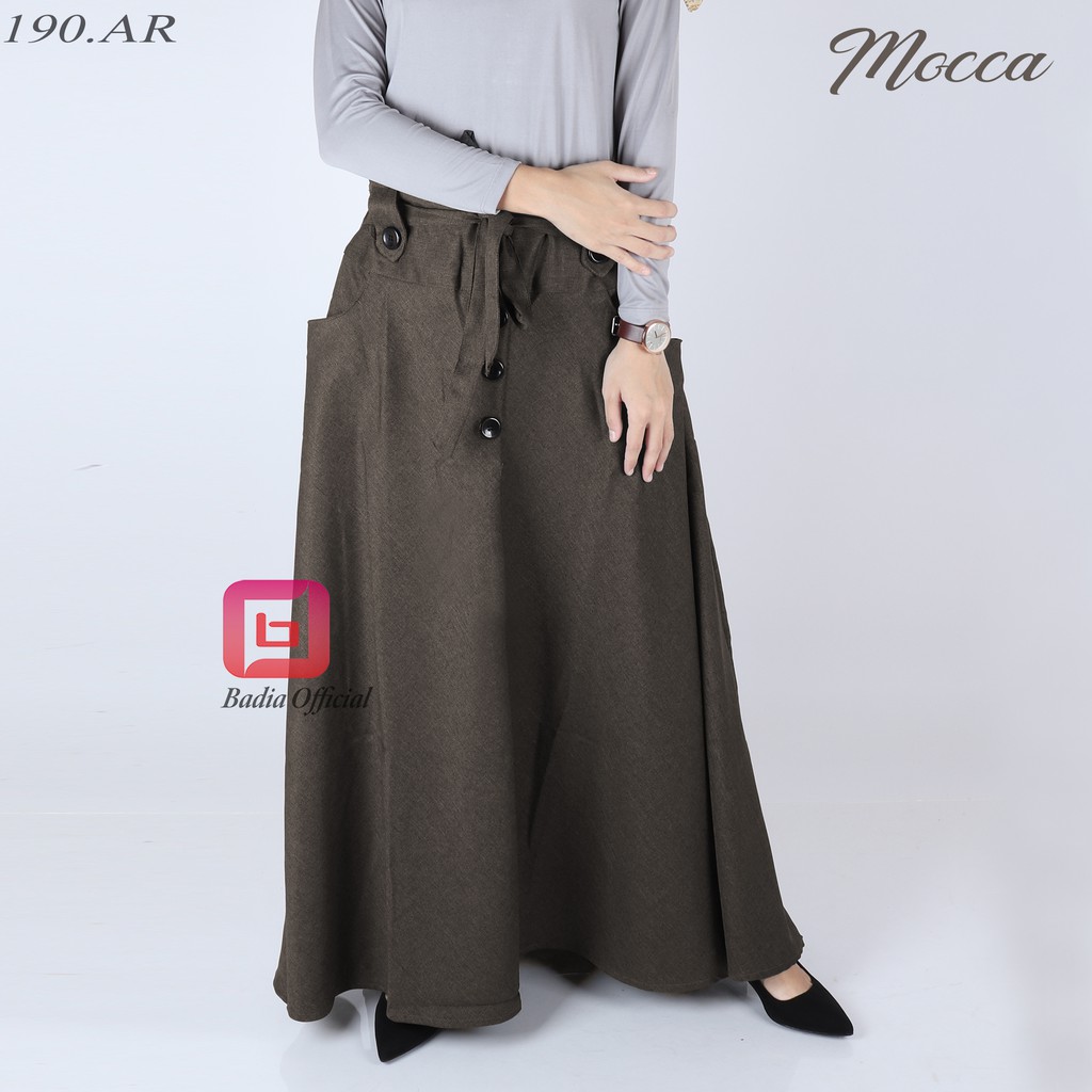 rok payung formal jumbo wanita flare premium