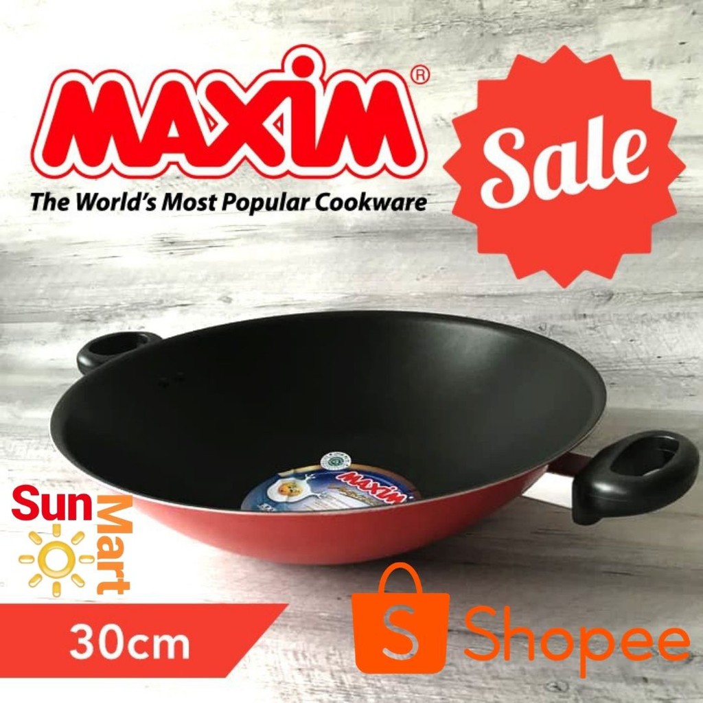 Maxim Valentino wok 30 Cm murah