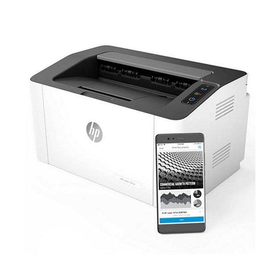 PRINTER HP LASERJET 107W   WIRELESS MONO / HP LASER JET   107 W PRINT WIFI - GARANSI   RESMI