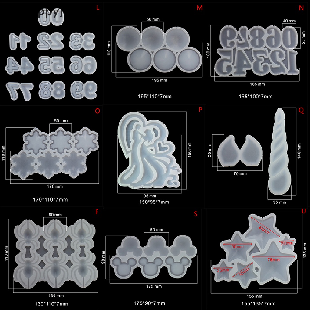 Cetakan Adonan Kue Desain Love Heart Star Lollipop 3d Bahan Silikon