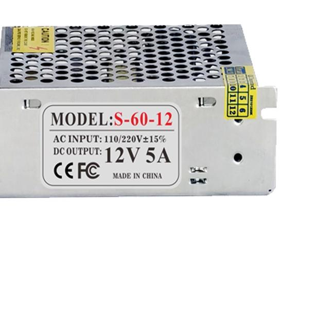 Adaptor 12V 5A Switching Power Supply 12v5a 60w