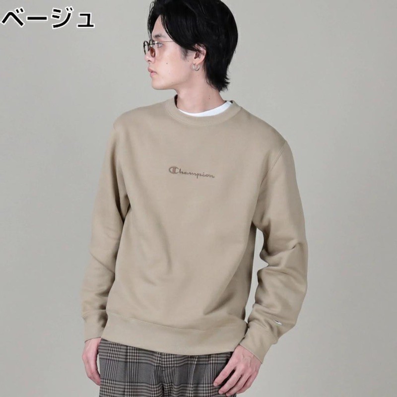 Sweater Pria CREWNECK CHMPION | Mini Script Logo | C8-Q019R | Outwear