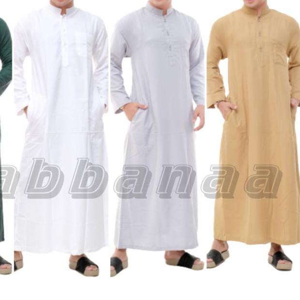 ❊ [] GAMIS PRIA JUBAH PRIA JUBAH GAMIS PRIA MODEL HARAMAIN JUBAH POLOS ✼