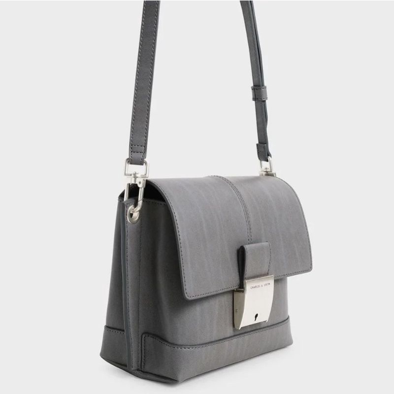 8.8 SALE | CK Juniper Metallic Push-Lock Crossbody Bag