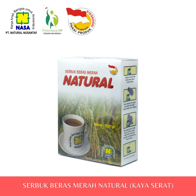 

Stockist NASA Madura Jual Serbuk Beras Merah Natural - Serat Pengganti Nasi - Cocok untuk Diet -