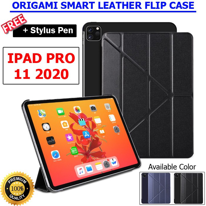 iPad Pro 11 Inch Inci 2020 Origami Leather Flip Book Cover