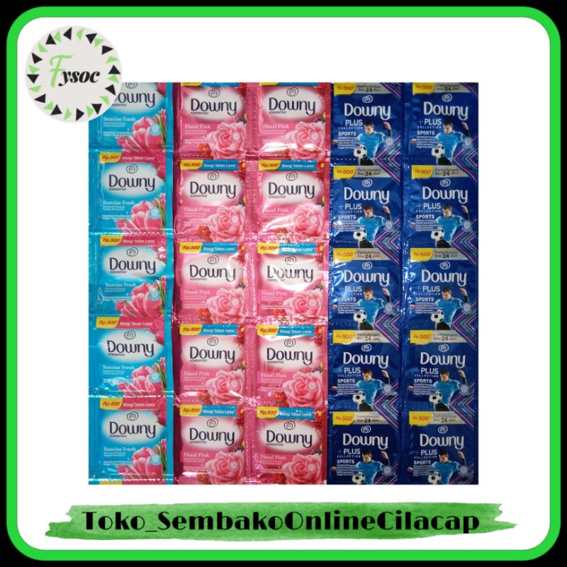 DOWNY RENCENG (10ML x 6 SACHET) PINK BIRU SPORTS UNGU