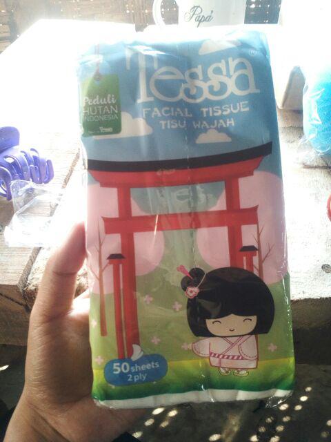 Vns Tissue Wajah Tessa 50 Lembar 2 Ply Travel Pack