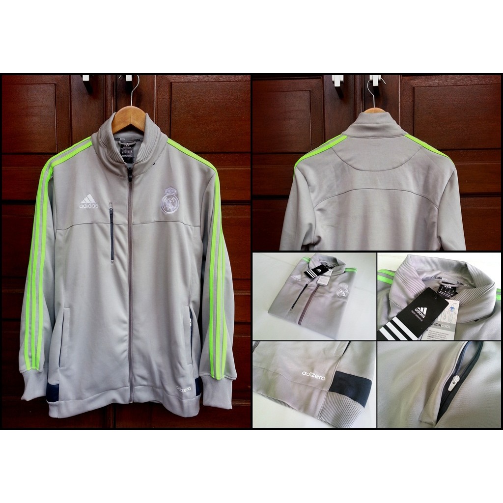 Jaket GO REAL MADRID Anthem Grey 2015/2016