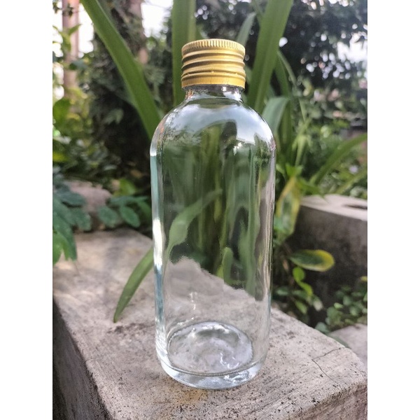 Botol Kaca Bening 250ml polos Botol kaca tebal 250ml Botol kombucha
