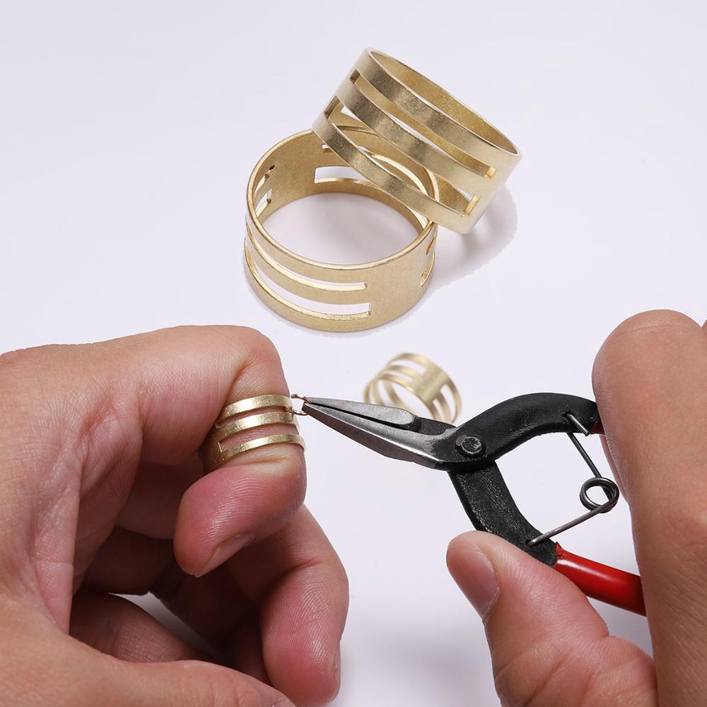 2pcs / Lot Alat Bantu Buka / Tutup Cincin Bahan Tembaga Untuk Membuat Perhiasan Diy