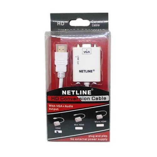 Netline HDTV to VGA with Audio Adapter