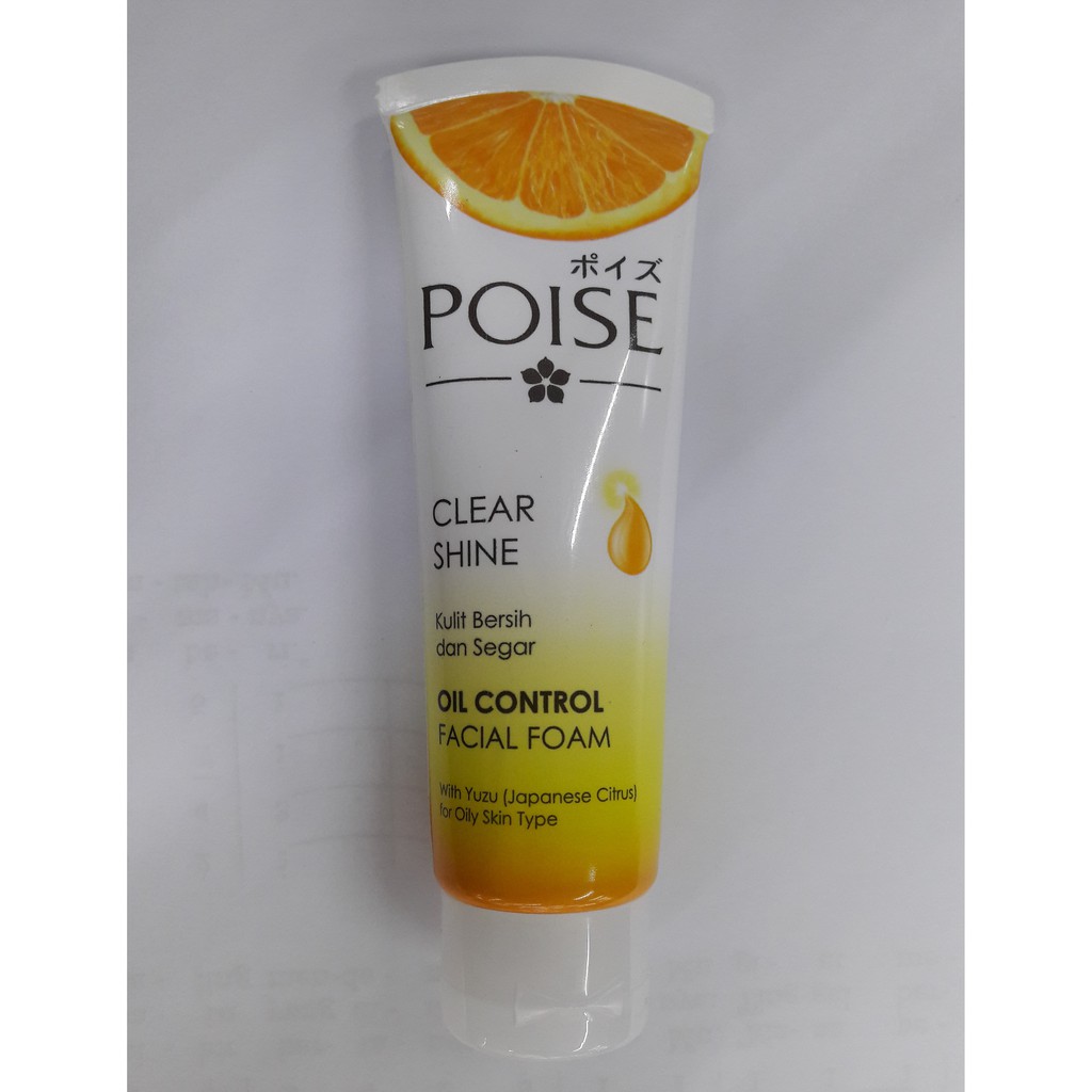 Poise Clear Shine Oil Control Facial Foam