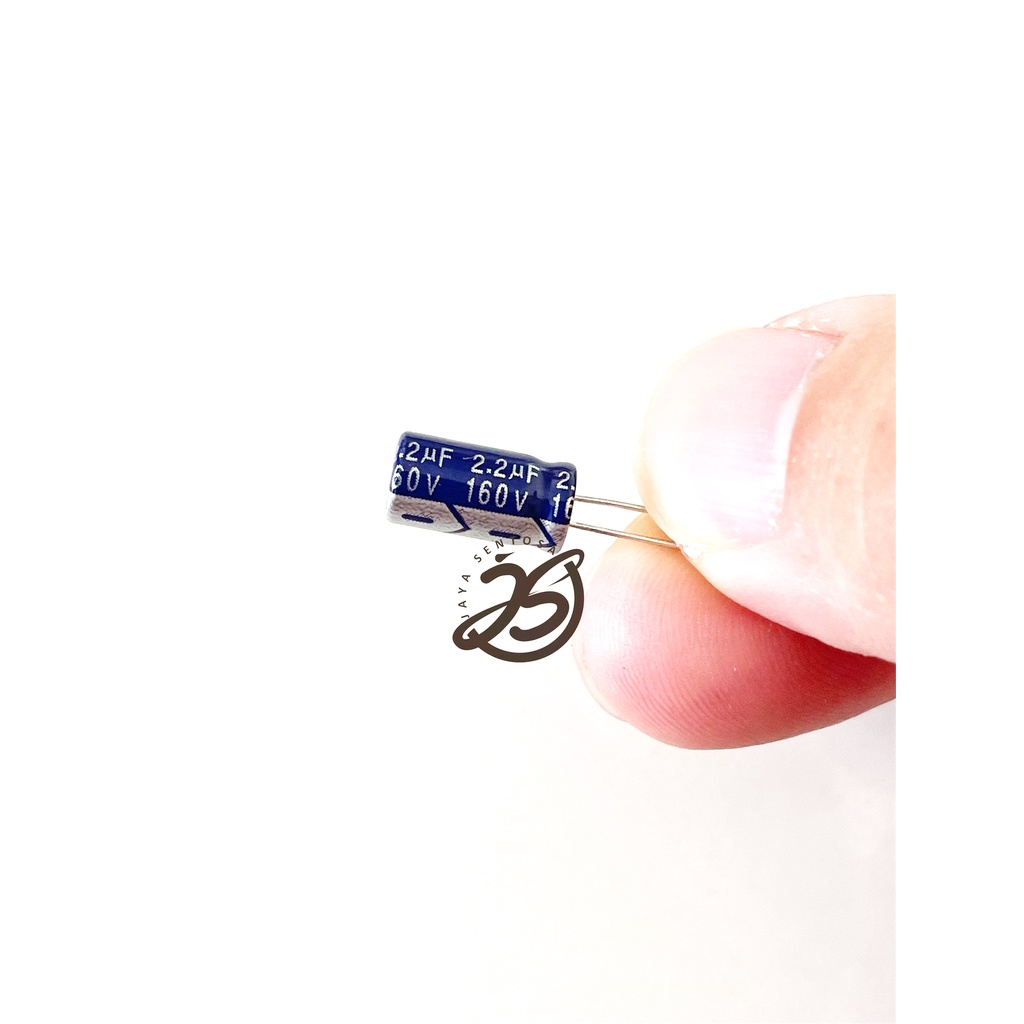ELCO 2.2UF 160V (1 BUAH) KAPASITOR CAPACITOR ELCO KAPASITOR ELKO KAPASITOR 2,2UF 160V