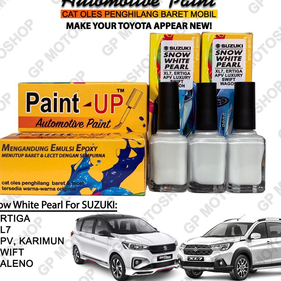 ➢ SUZUKI SNOW WHITE PEARL CAT OLES PENGHILANG BARET MOBIL LECET PUTIH METALIK ERTIGA APV SWIFT IGNIS