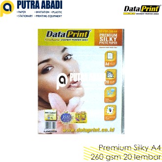 

Premium Silky Photo Paper Data Print A4 260gsm 20 Lembar