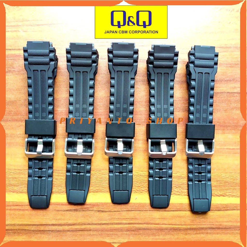 Tali Jam Tangan QQ Q&amp;Q  M-148 Qnq M148 M 148 Hitam Strap