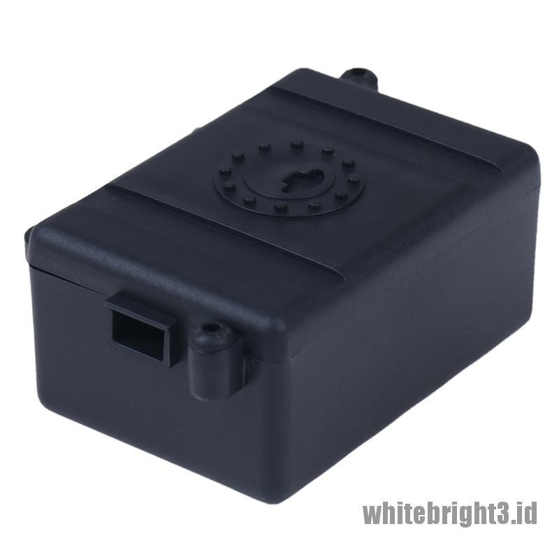 (white3) Kotak Receiver Radio Mobil RC Rock Crawler SCX10 Skala 1: 10