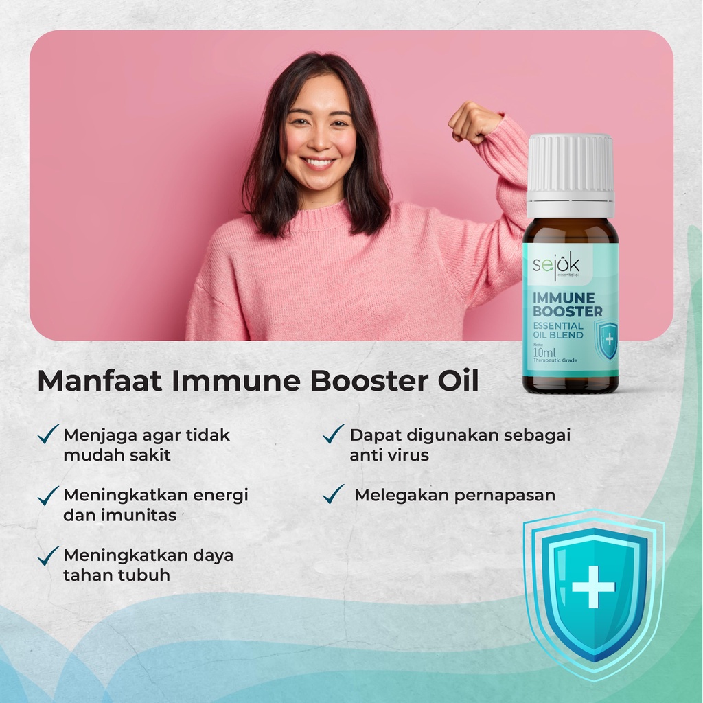 SEJUK Immune Booster Essential Oil Blend / Kekebalan Tubuh 10ml