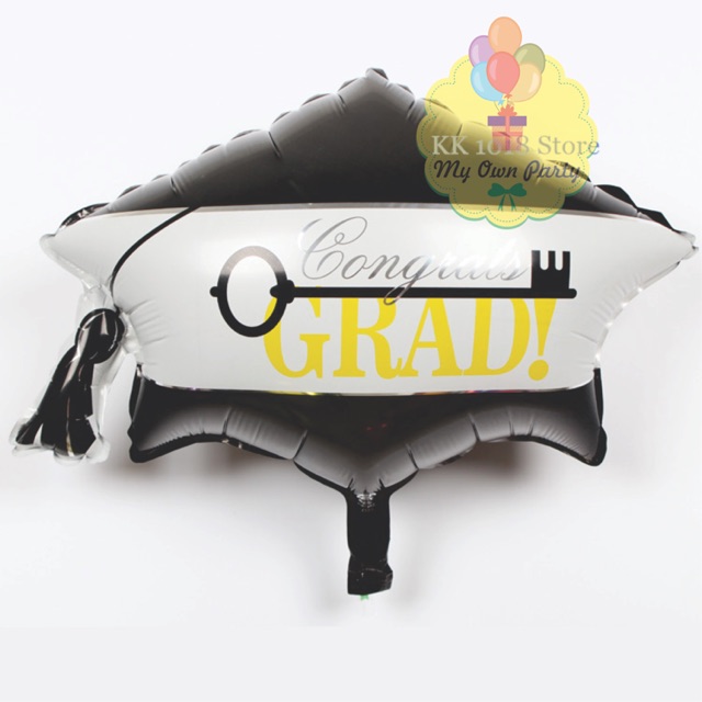 Balon Foil TOPI WISUDA / Balon Graduation / Balon Wisuda