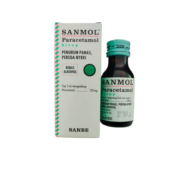 Sanmol Paracetamol Syrup Penurun Panas Anak