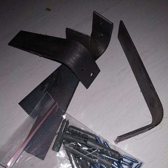 Set Rak Ambalan Dinding Minimalis 2 Pcs Uk. 60,60 Cm