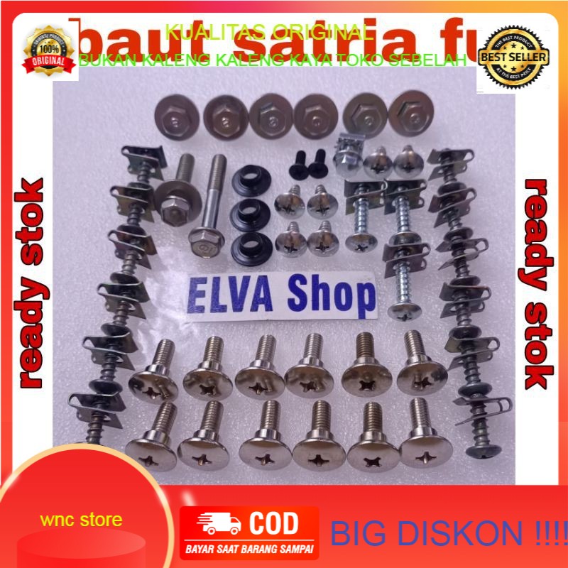 baut ring bosh skrup lengkap full body satria fu  sa f satria f 150cc