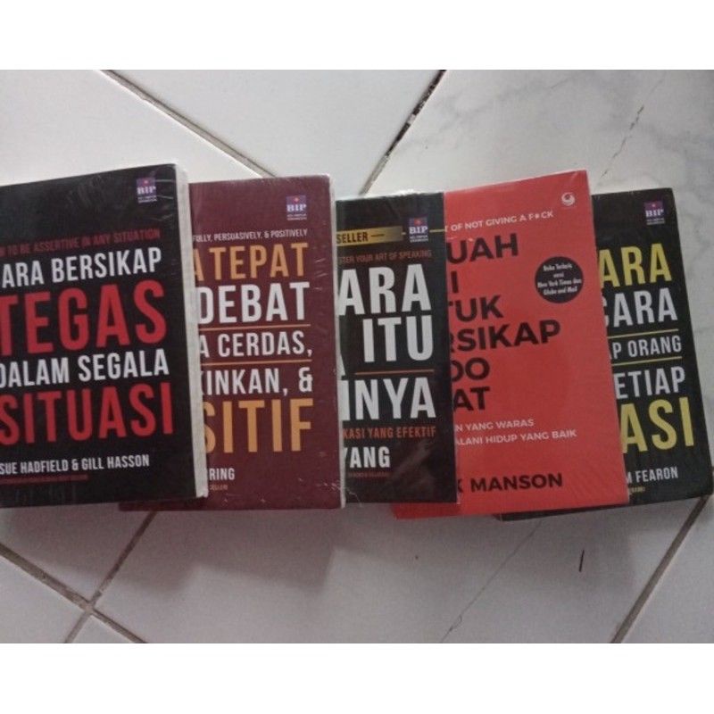 1 PAKET 5 BUKU MOTIVASI BEST SELLER KERTAS BOOKPAPER-1
