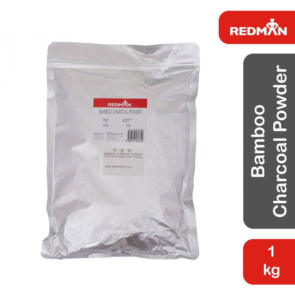 

Redman Bamboo Charcoal Powder 1 Kg 500 Gram 250 GramTaiwan Food Grade Safe Black Bubuk Arang Bambu Hitam