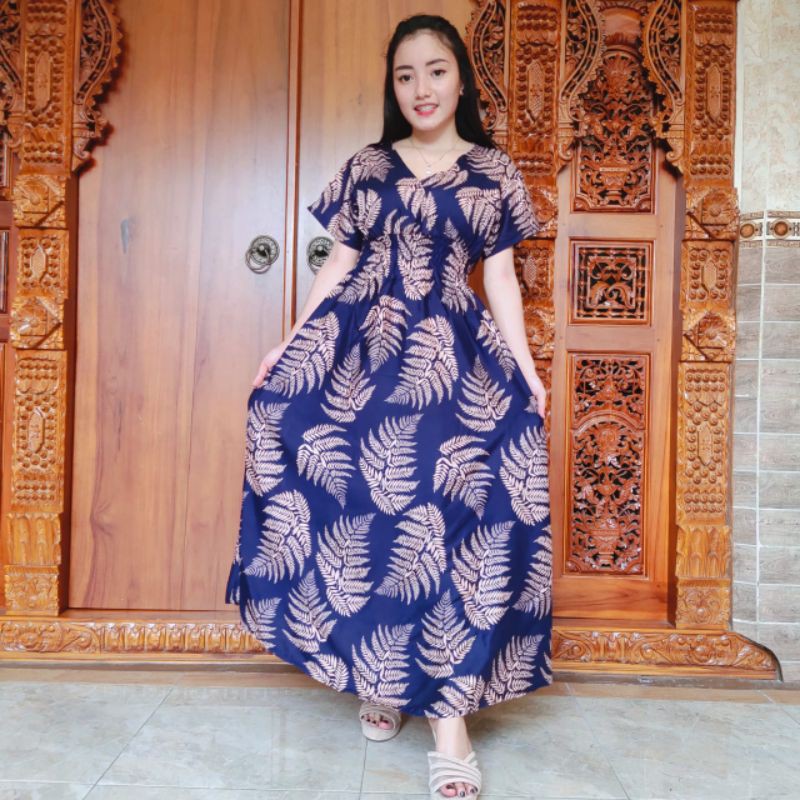 DRESS MOZA  LENGAN BALI | DRESS MOZA