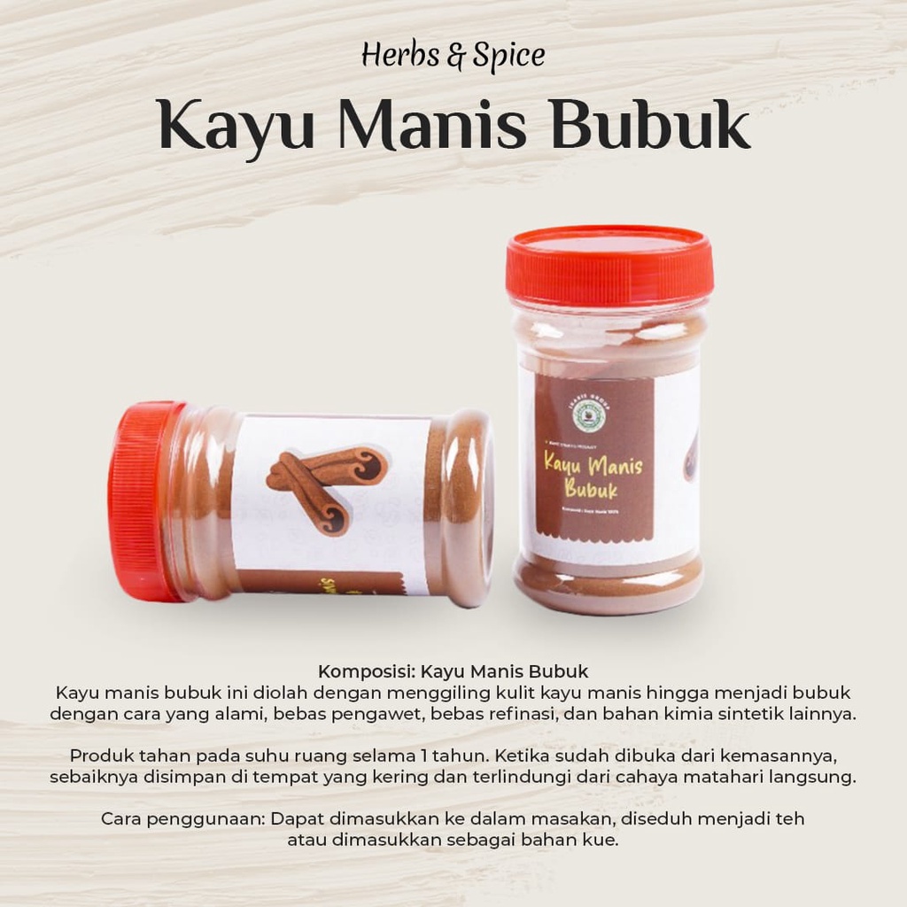 

IKARIE ORGANIC Kayu Manis Bubuk