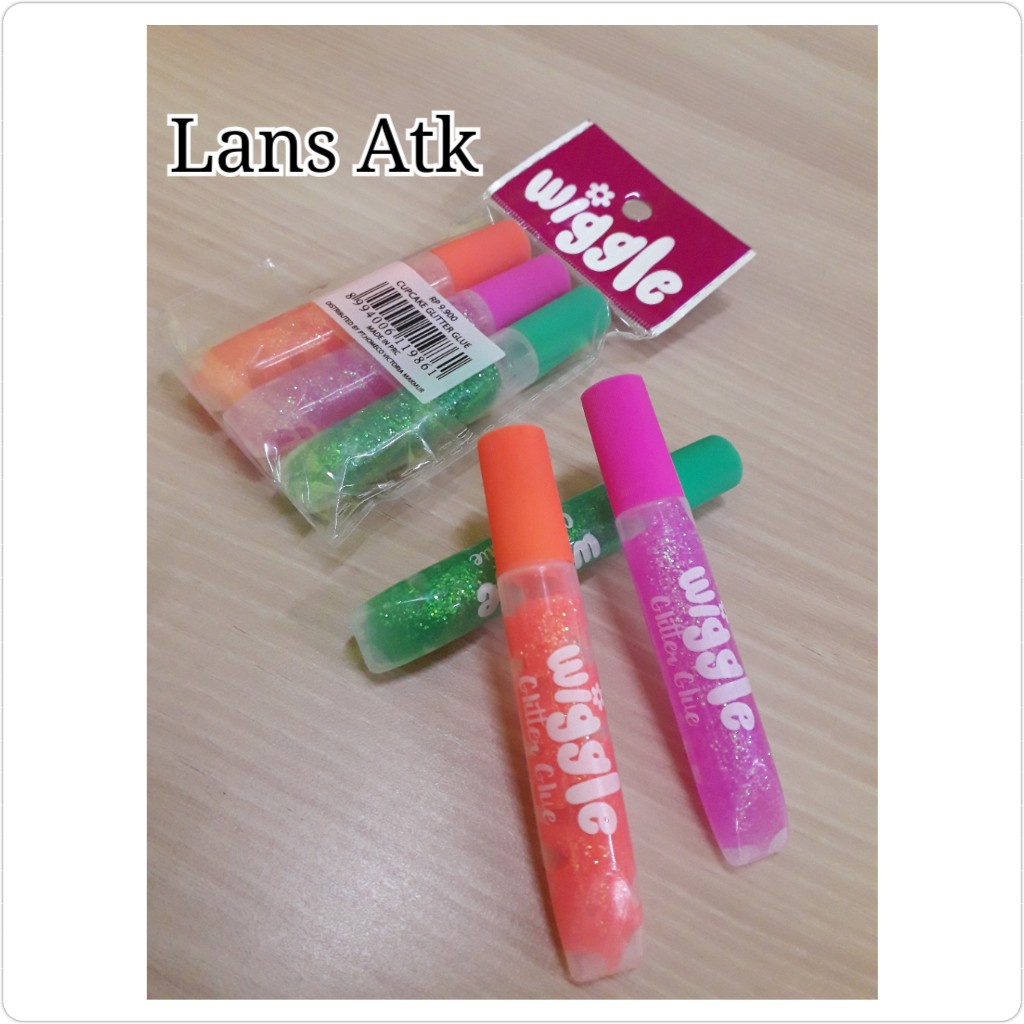 

Wiggle Cupcake Glitter Glue / Lem Glitter isi 3