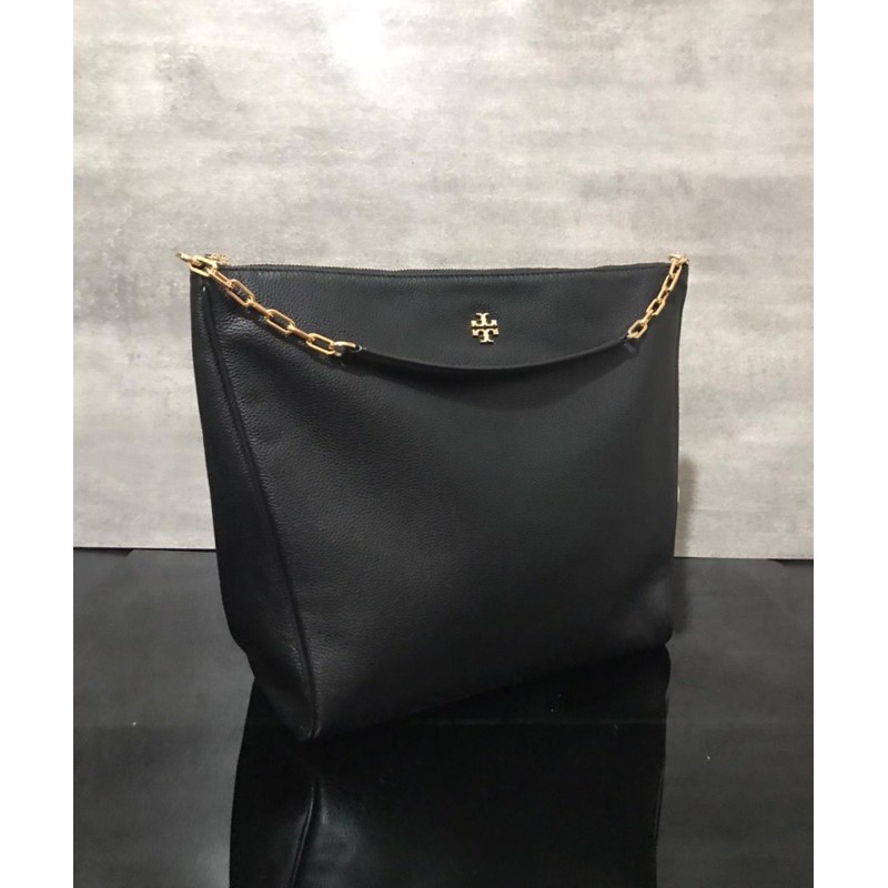 Tas Tory Burch original - Tory Burch carter slouchy hobo in black