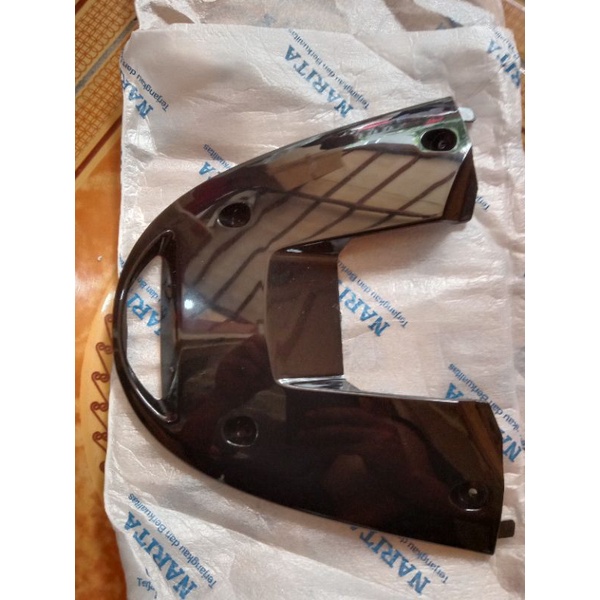 Cover tail/tutup bodi bawah Vario 110 cw karbu hitam