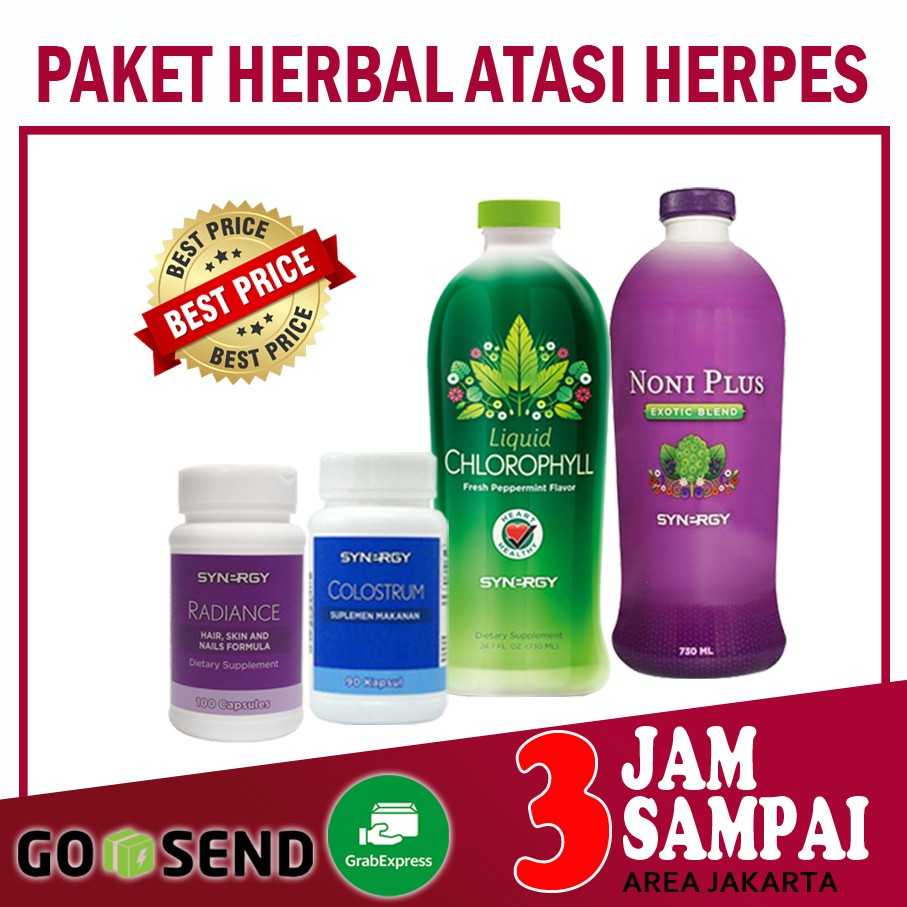 Obat Herbal Cacar Ular / Herves / Dompo Tanpa Acyclovir
