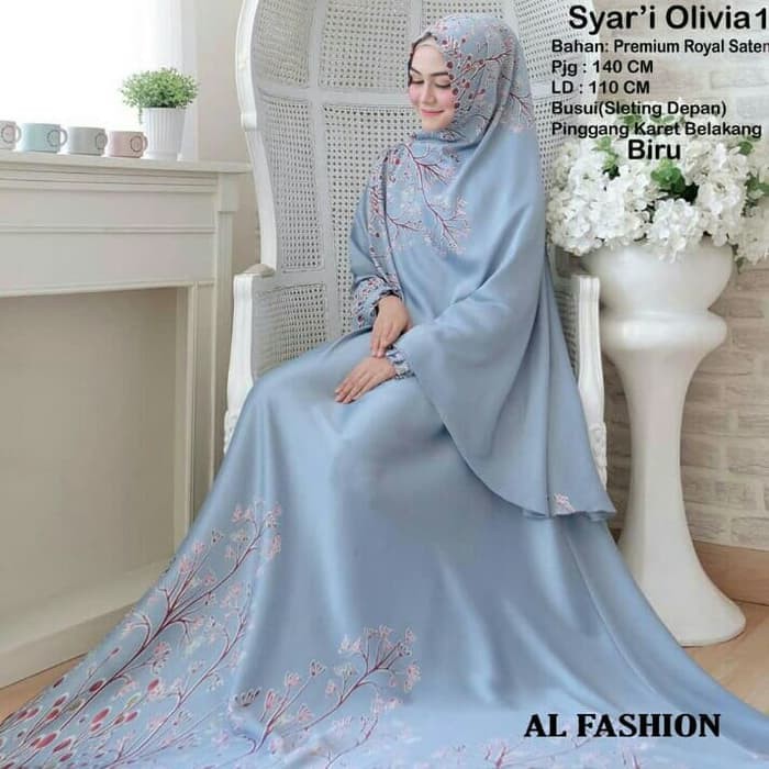 Baju Setelan Murah Gamis Set Syarii Khimar Murah Btary Syari Putih