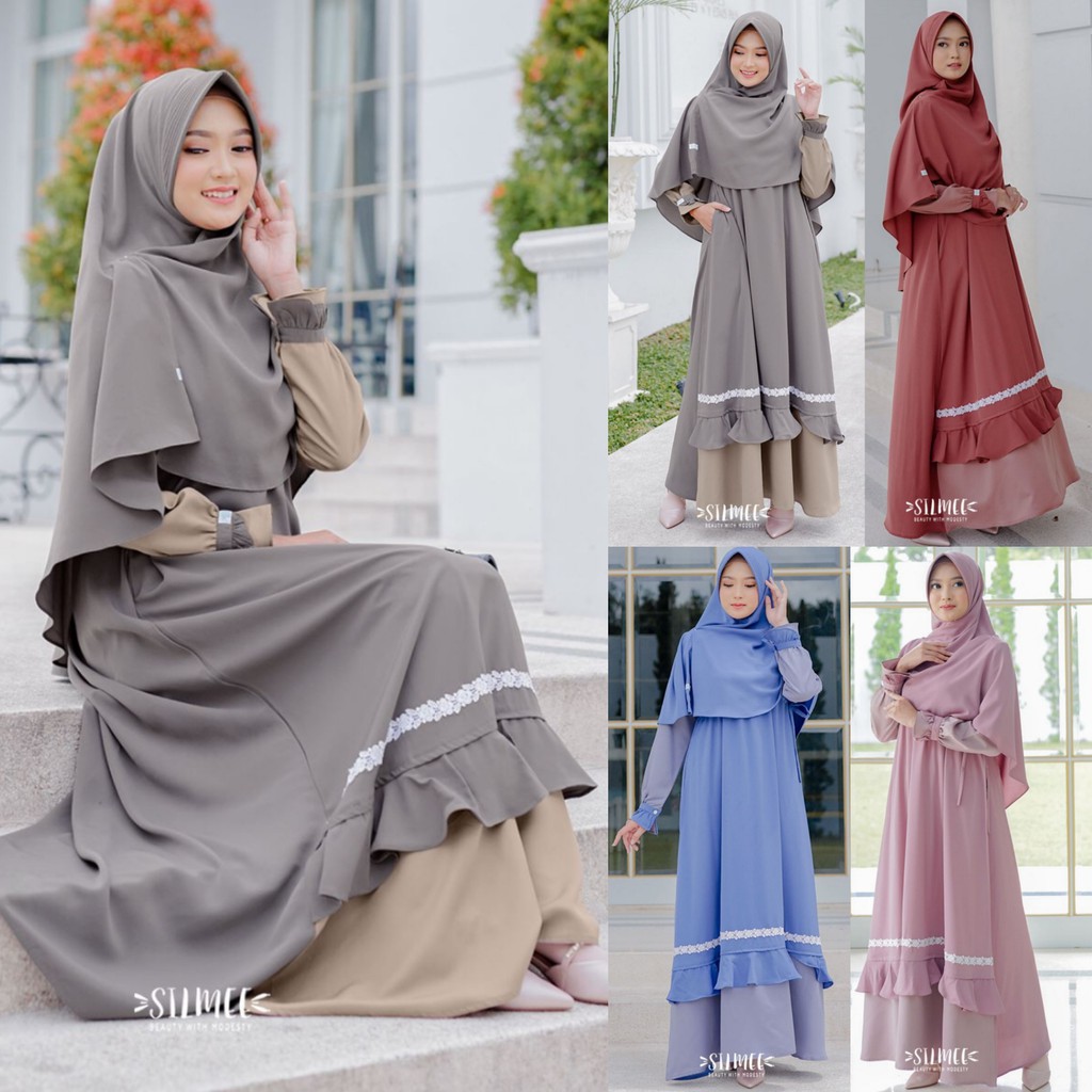 SHEZI DRESS by SILMEE INDONESIA - GAMIS SYARI / SARIMBIT LEBARAN