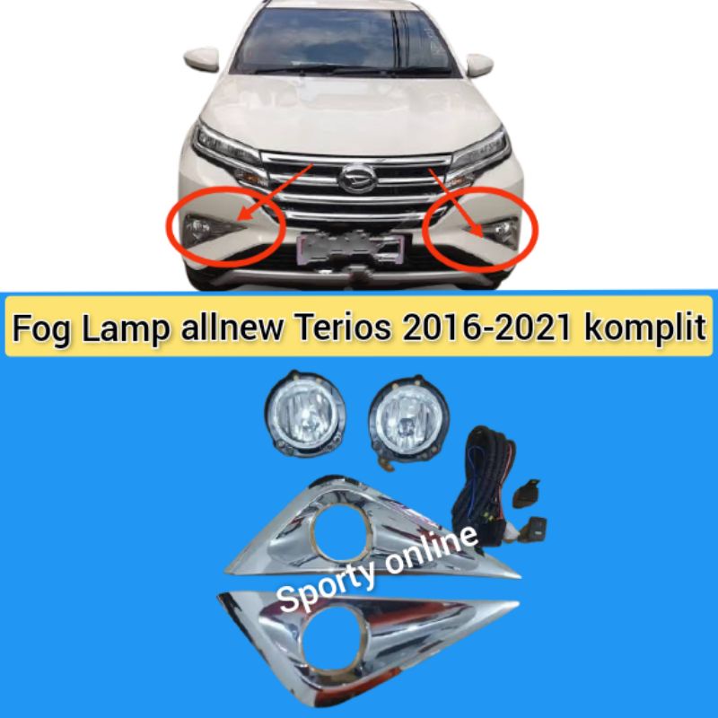 Fog lamp allnew terios 2018-2021