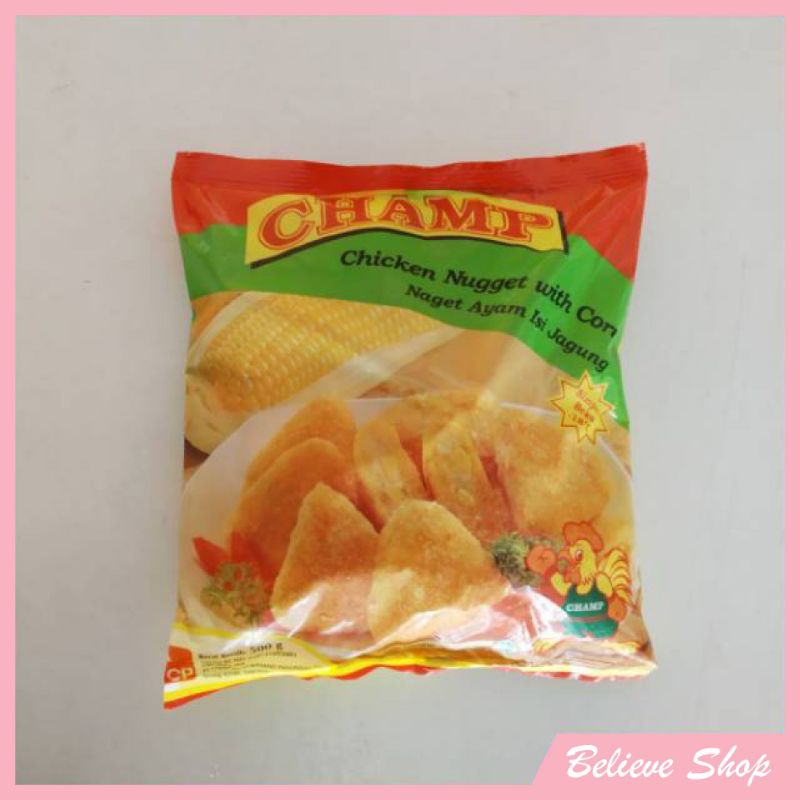 

Nugget Ayam Jagung Champ 500 gr