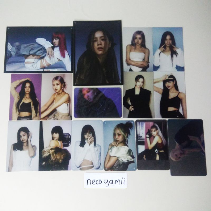 OFFICIAL PHOTOCARD BLACKPINK / THE ALBUM/SQUARE UP/HYTL/KTL